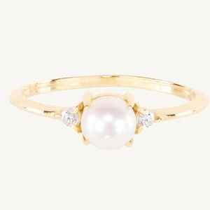 Catbird Soap Bubble Pearl Ring Sz 6